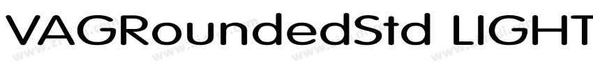 VAGRoundedStd LIGHT free font download字体转换